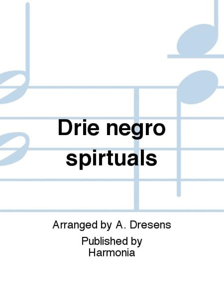 Drie negro spirtuals